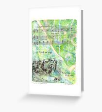 Volo Con Le Vostr'ale Greeting Card