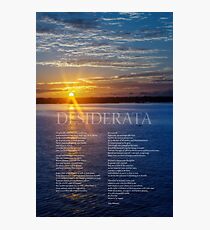 Desiderata Fotodruck