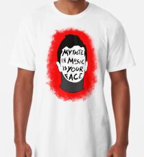 Mein Musikgeschmack ist dein Gesicht Longshirt