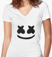 Marshmello Women's Fitted V-Neck T-Shirt