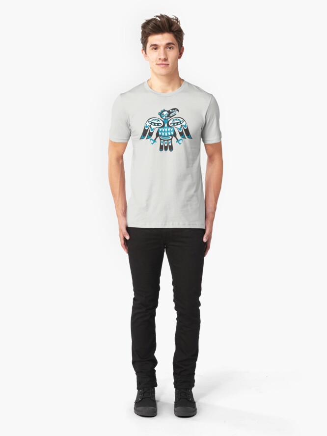 Alternate view of blue bird Slim Fit T-Shirt