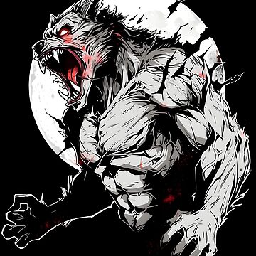 loup garou noir et rouge