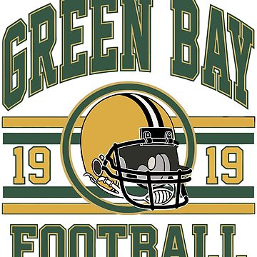 Green Bay American Football Sweatshirt Vintage Style 1919 Helmet