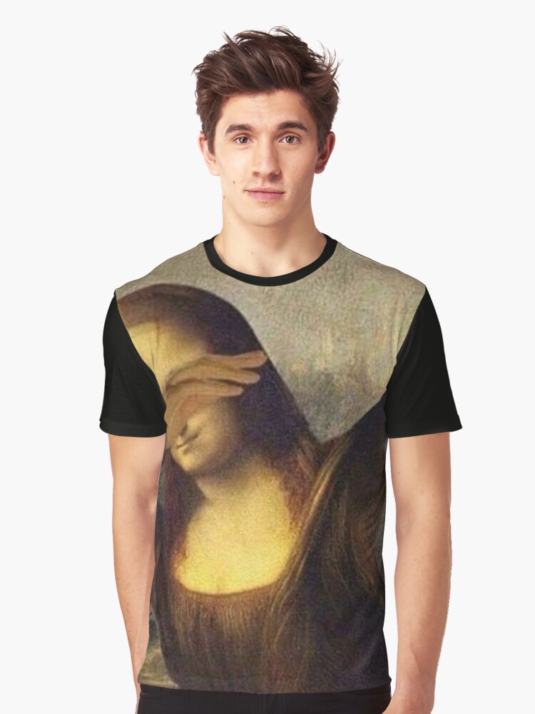 t shirt mona lisa dab