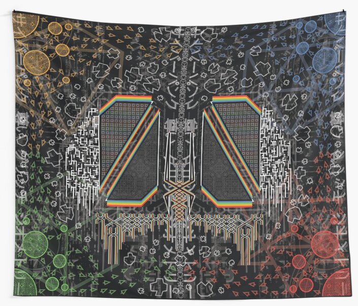"tapestry v1" Wall Tapestries by 0000x0000 Redbubble