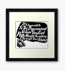 GTA 5 Non-Stop Pop Quote Framed Print