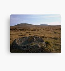 Lienzo Dartmoor: Abandoned Millstone on Row Tor