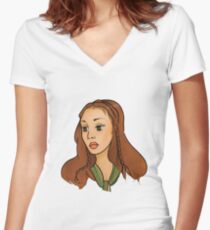Fiona Apple Women's Fitted V-Neck T-Shirt