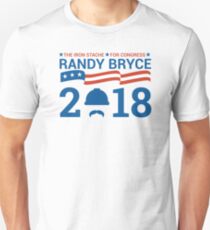 Randy Bryce für Kongreß 2018 t-shirts Das Eisen-Stachehemd Randy Bryce Mid-term Kongreß-Wahl 2018 Slim Fit T-Shirt