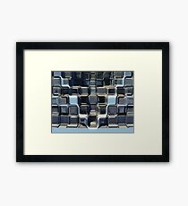 Glass Blocks Framed Print