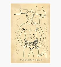 Dune Coloring Book Page -- Feyd's Codpiece -- Facebook Photographic Print