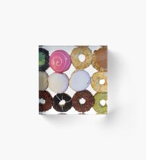 A Dozen Donuts Acrylic Block