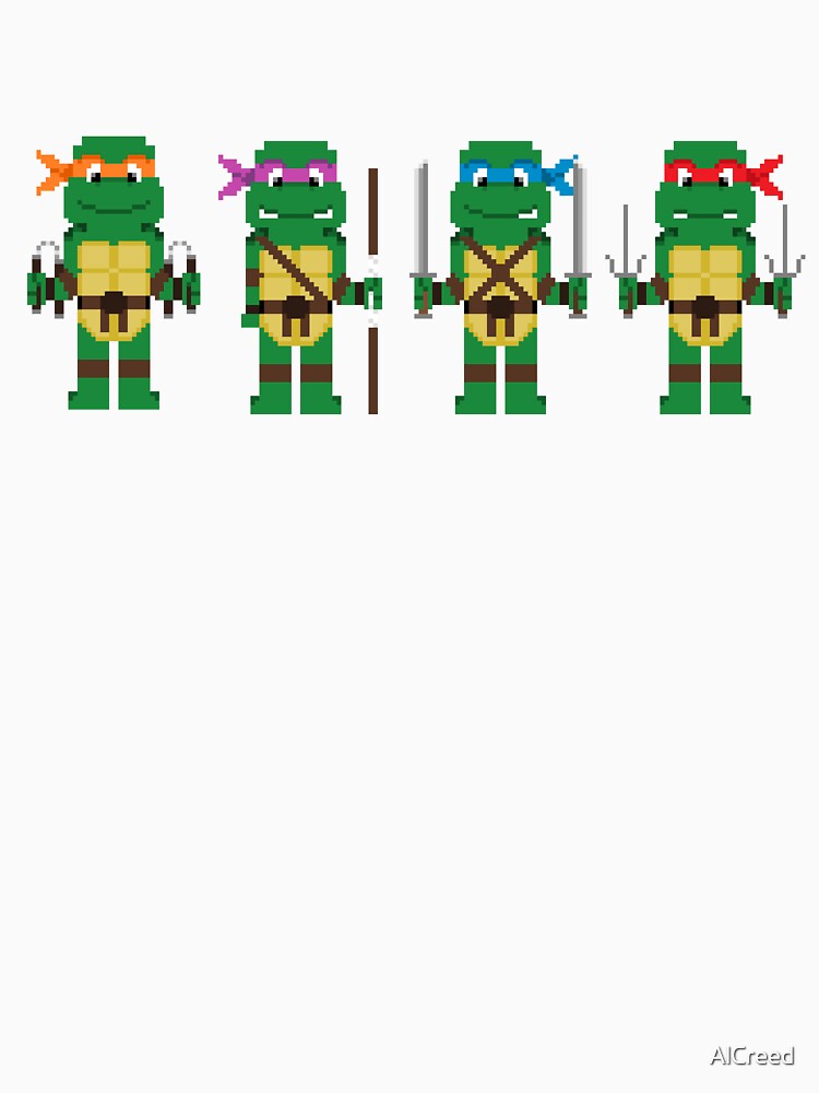 8-Bit Turtles! by AlCreed