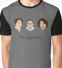 The Supremes (3, with eyes, white text) Graphic T-Shirt
