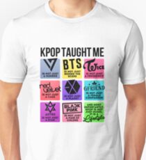 Kpop Taught Me (3rd Gen. Groups Ver.) Unisex T-Shirt