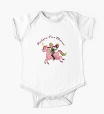 F You I'm a Unicorn Kurzärmeliger Einteiler