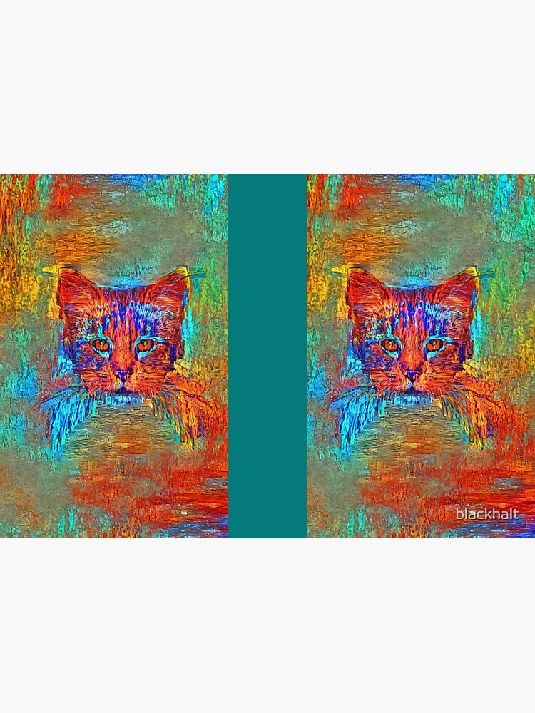 Ninja cat hiding in Modern #Art by blackhalt
