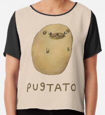Pugtato Chiffon Top