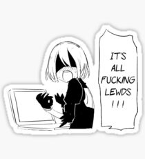 2B Lewds Sticker