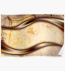 abstract color design art illustration Poster