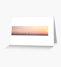 Melbourne Morning. Greeting Card