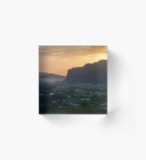 Vinales viewpoint Acrylic Block