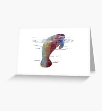 Manatee Greeting Card