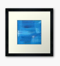 Blue Shades Framed Print