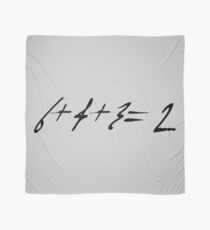 6 4 3 2 baseball stickers Scarf
