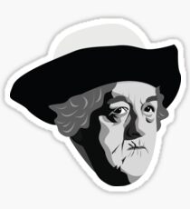 Actress Dame Margaret Rutherford Miss Marple Sticker