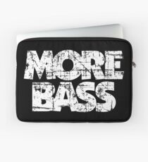 MORE BASS Vintage White Laptop Sleeve