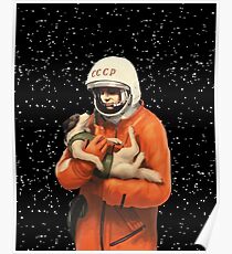 LAIKA / GAGARIN - SOWJETISCHE RAUMHELDEN Poster