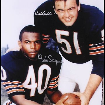 Dick Butkus, Walter Payton, & Gale Sayers Signed Bears Legends