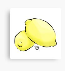Two Lemons Metal Print