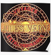 Jules Verne Voyages Extraordinaires Poster