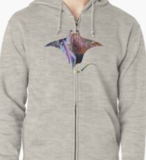 Manta ray Zipped Hoodie