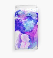 Funda nórdica Pitbull Acuarela, Pitbull Painting, Pit Bull Portrait, Pitbull art, pitbull illustration