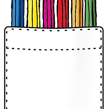 Rainbow Crayons Sticker for Sale by scarletsunrise