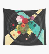 HD Circles in a circle (1923) by Wassily Kandinsky Wall Tapestry