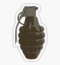 Pineapple Hand Grenade Sticker