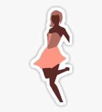 Minimal Girl Sticker