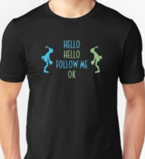 Oddworld Abe's Oddysee Hello (Blue & Green) Unisex T-Shirt