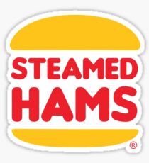 Steamed Hams, delightfully devilish. Sticker