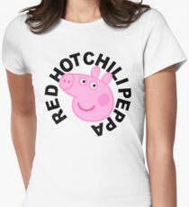 Red Hot Chilli Peppa Women's Fitted T-Shirt
