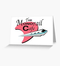 The Monorail Cafe Greeting Card