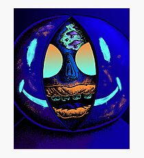 Blacklight Smiling Photographic Print