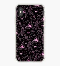 Cryptid Muster (rosa Linien) iPhone-Hülle & Cover