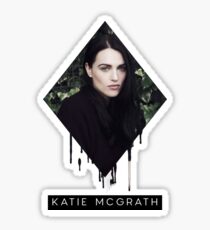 Melting Katie McGrath Sticker