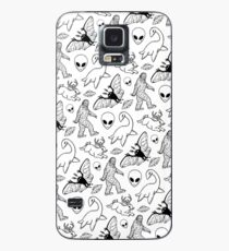 Cryptid Muster (weißer Hintergrund) Hülle & Skin für Samsung Galaxy