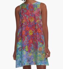 Lotus Blossom A-Line Dress